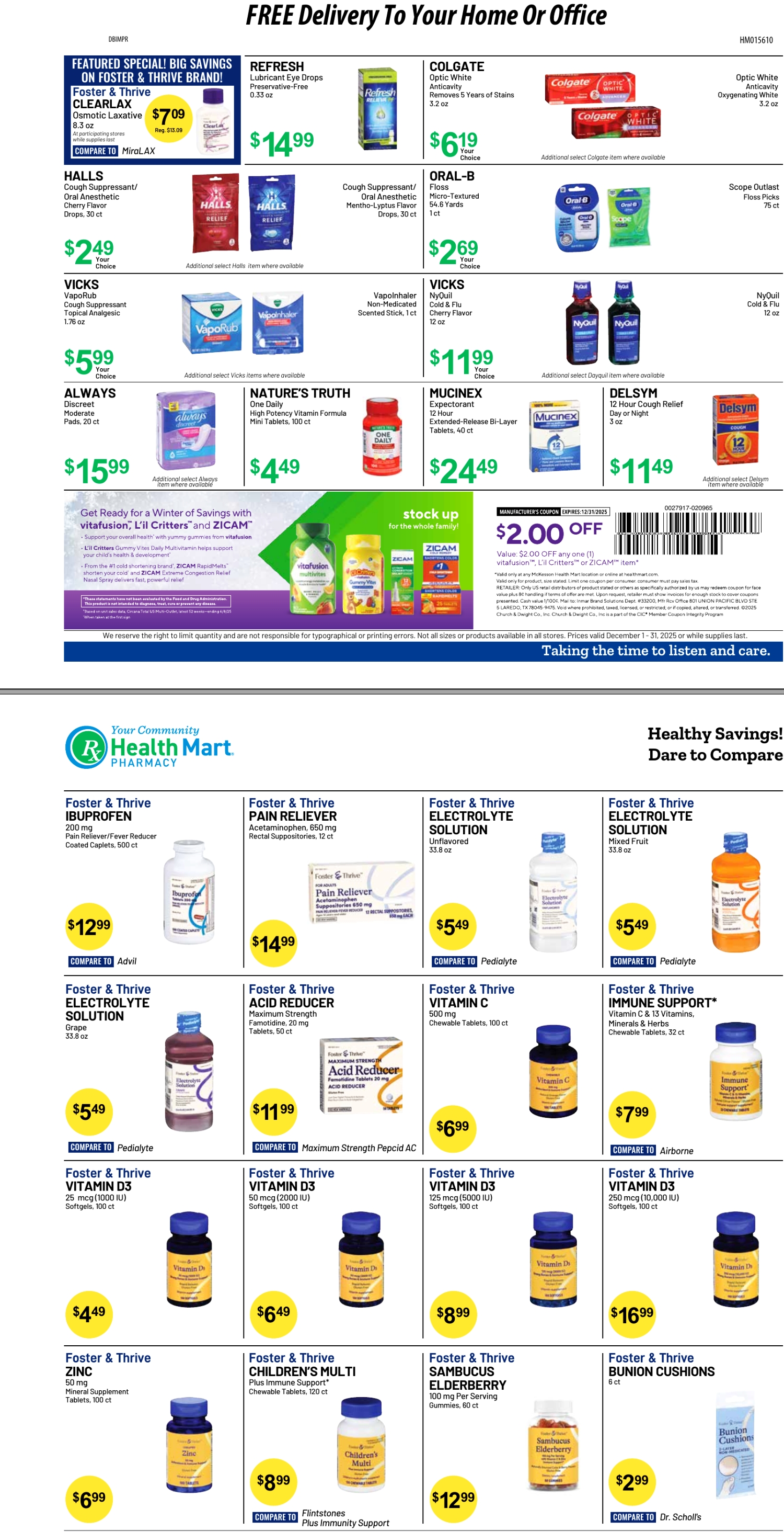 Health Mart Sale Specials